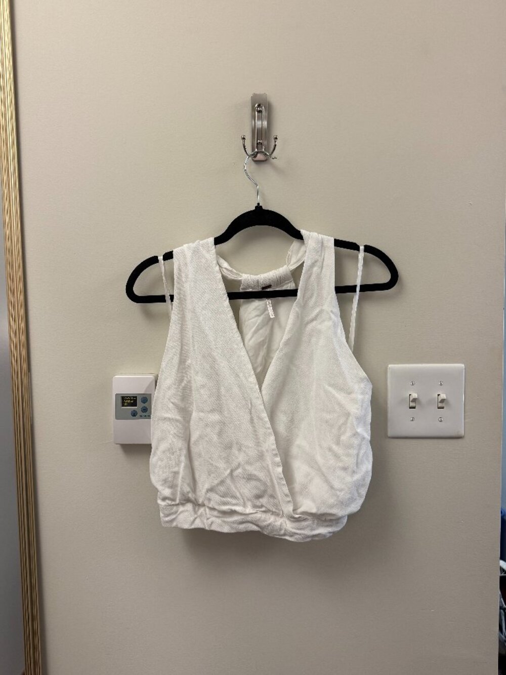 free people plunge v-neck blouse